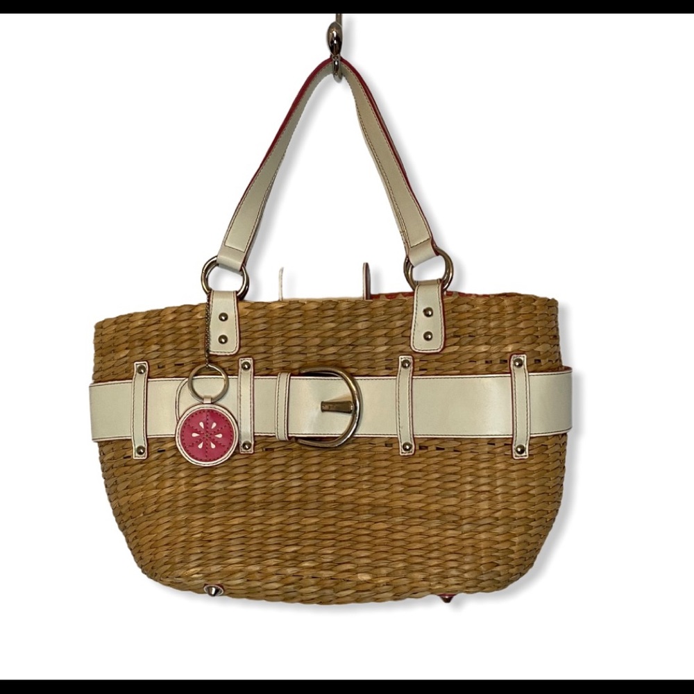 Apostrophe Straw Satchel